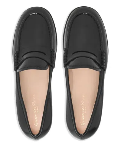 Gianvito Rossi Michael Calf Leather Loafers