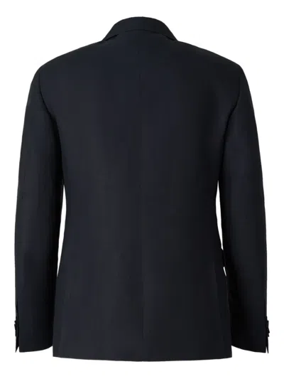 Scabal® Scabal Plain Linen Suit In Blue
