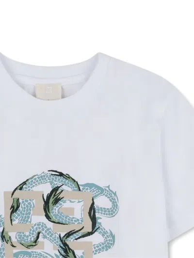 Givenchy Dragon-print T-shirt In Blue