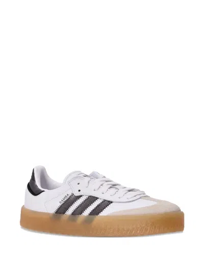 Adidas Originals Sambae Leather Sneakers In Purple