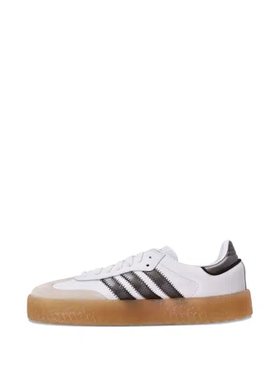 Adidas Originals Sambae Leather Sneakers In Purple