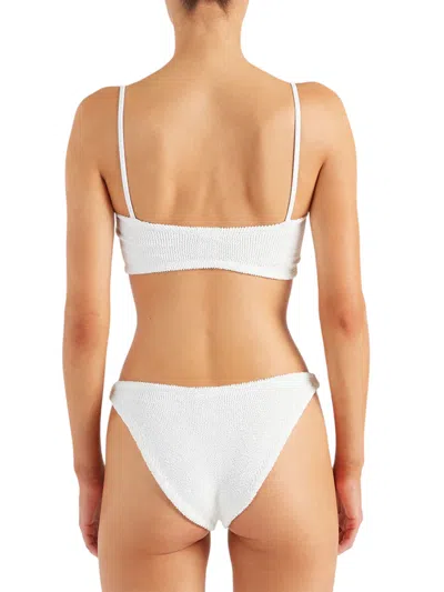 Hunza G Misty Bikini With White Pearl Circle