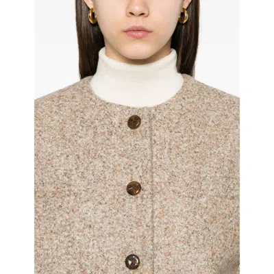 Blazé Milano Button-fastening Jacket In Neutral