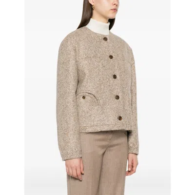 Blazé Milano Button-fastening Jacket In Neutral