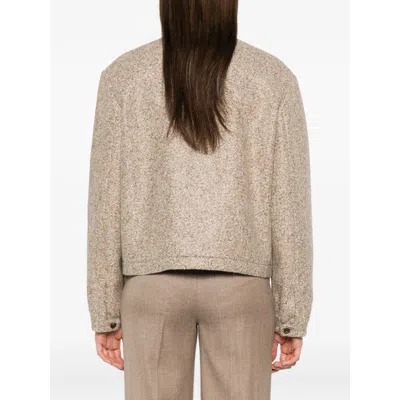 Blazé Milano Button-fastening Jacket In Neutral