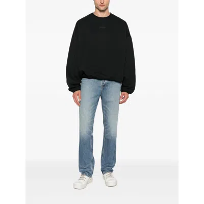 Essentials Logo-print Sweatshirt In Black