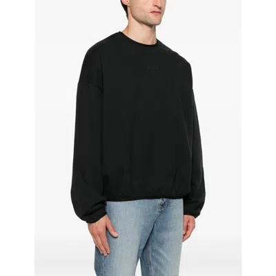 Essentials Logo-print Sweatshirt In Black