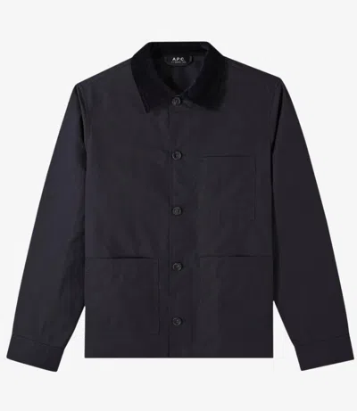 Apc A.p.c. Outerwears In Blue