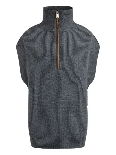 12 Storeez Ribbed-knit Vest