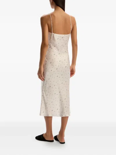 12 Storeez Home Floral-print Slip Dress In White