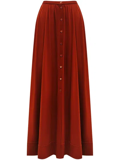 12 Storeez Buttoned Maxi Skirt