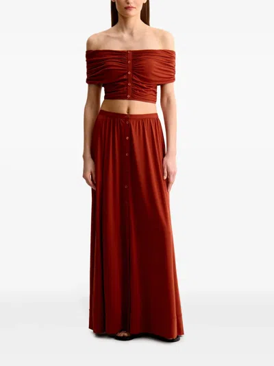 12 Storeez Buttoned Maxi Skirt
