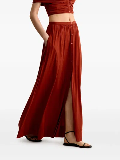 12 Storeez Buttoned Maxi Skirt