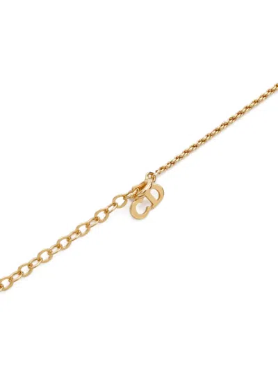 Pre-owned Dior 1980-1990s Cd Logo Necklace