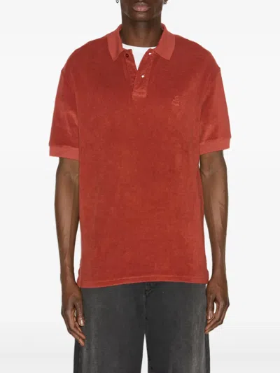 Isabel Marant Vafko Polo Shirt In Brown