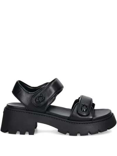 Coach 25mm Brynn Logo-plaque Chunky Sandals