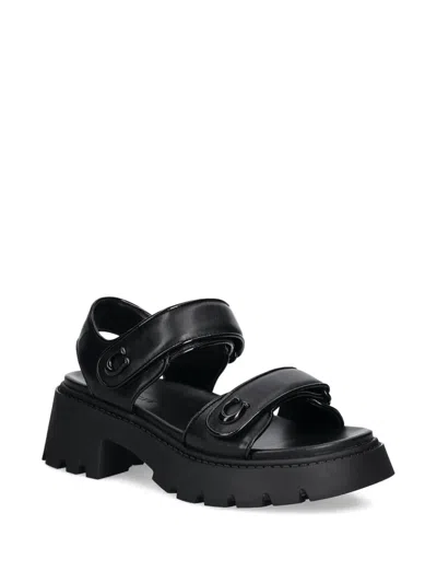 Coach 25mm Brynn Logo-plaque Chunky Sandals