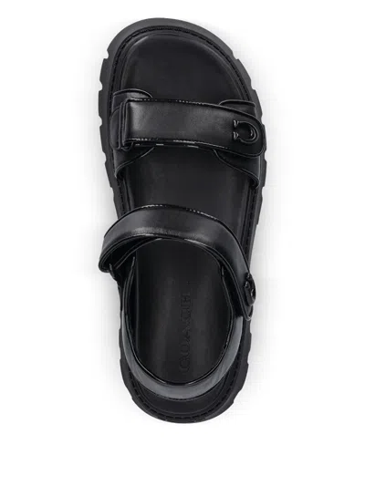 Coach 25mm Brynn Logo-plaque Chunky Sandals