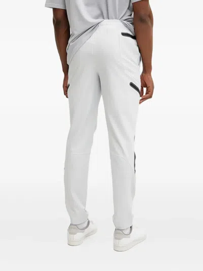 Under Armour Panelled Zip-pocket Track Pants In White