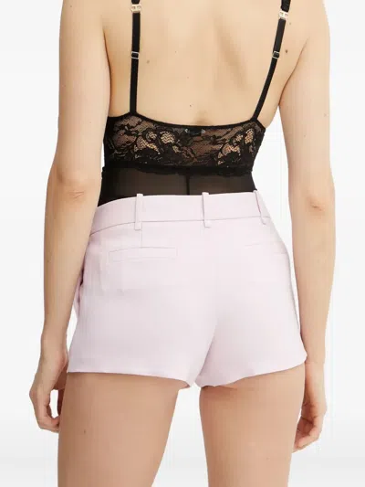 Elisabetta Franchi Clasp Tailored Shorts In Pink