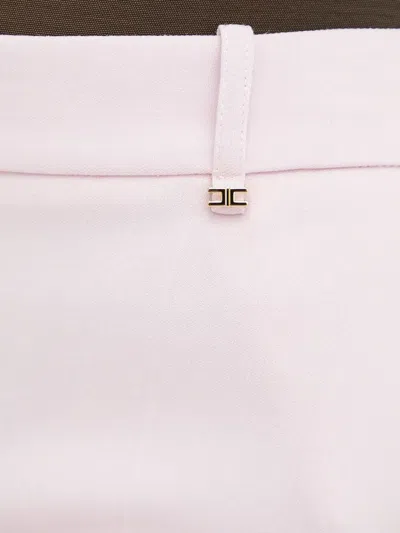 Elisabetta Franchi Clasp Tailored Shorts In Pink