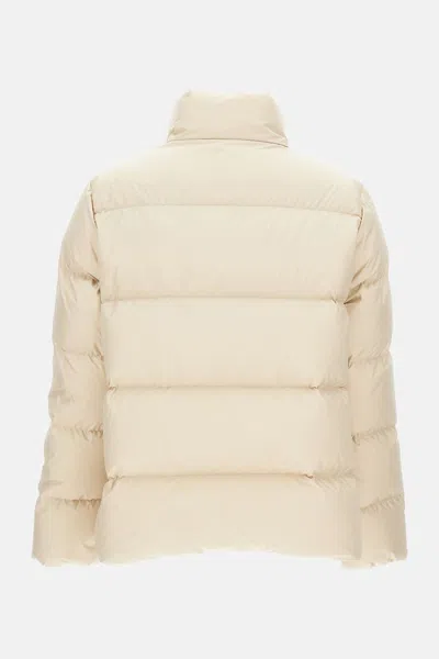 Moncler Pastel Pink Mauzun Polyester Down Jacket In Neutral