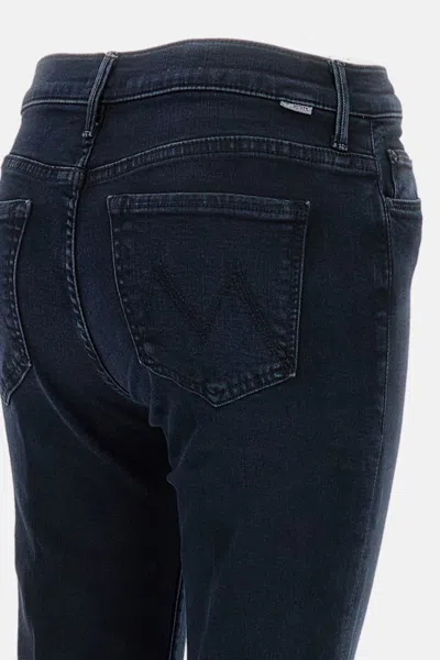 Mother The Weekender Fray Jeans Chip On My Shoulder In Blue