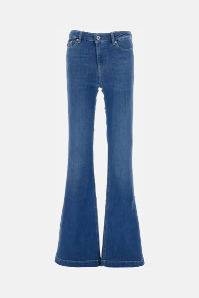 Ag Madi High Waist Flare Jeans In Blue