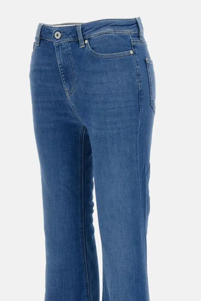 Ag Madi High Waist Flare Jeans In Blue