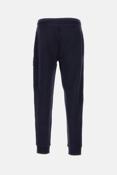 C.p. Company Lens-pocket Drawstring Track Pants In Blue
