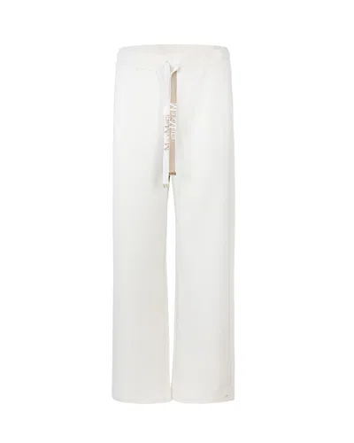 S Max Mara Pantalone Potenza Avorio In White