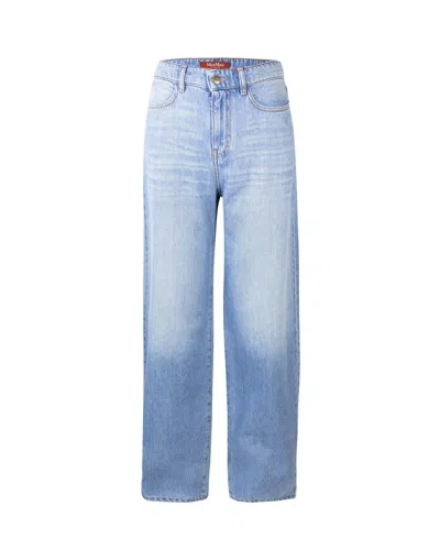 Max Mara Leather-patch Jeans