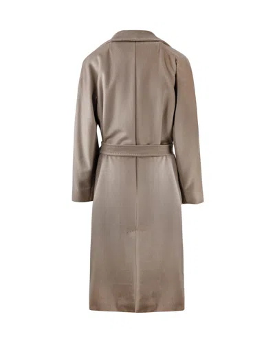 Weekend Max Mara Cappotto Resina Marrone In Gray
