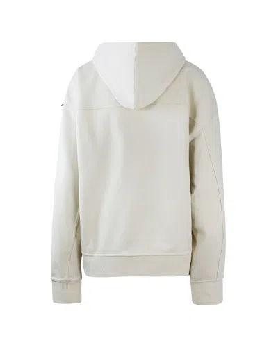 Sportmax Hooded Sweatshirt Kangaroo Pocket In White