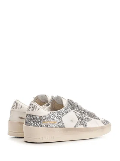 Golden Goose Stardan White/glitter Silver Sneaker