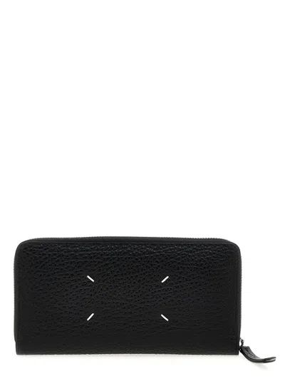 Maison Margiela Stitching Logo Wallet Wallets And Card Holders Black