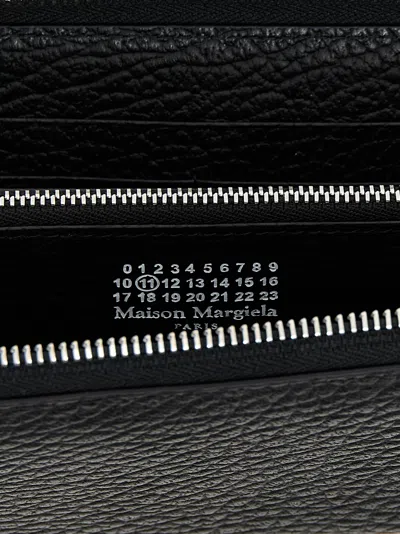 Maison Margiela Stitching Logo Wallet Wallets And Card Holders Black