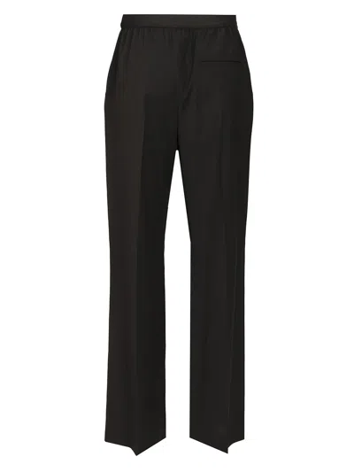 Loewe Elastic Waist Casual Pants In Black
