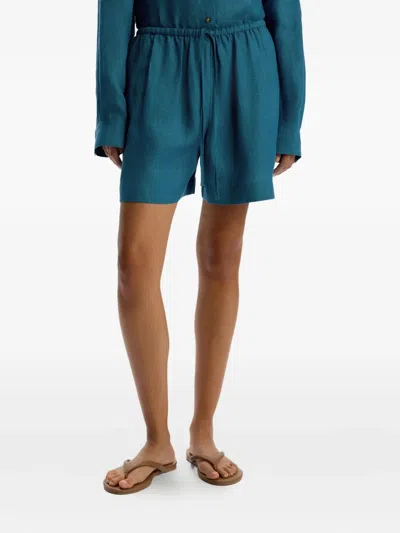 12 Storeez Delave Drawstring Linen Shorts
