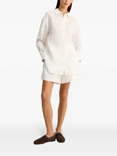 12 Storeez High-rise Linen Shorts