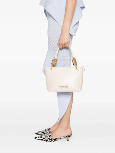 Love Moschino Chain-link Handle Tote Bag