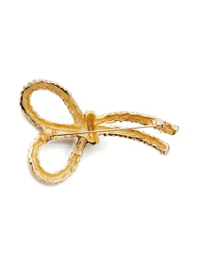 Pre-owned Dior 1980s-1990s Ribbon Brooch