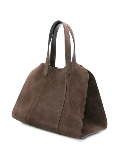Giorgio Armani Suede Calfskin Tote Bag
