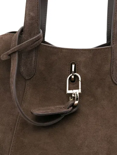 Giorgio Armani Suede Calfskin Tote Bag