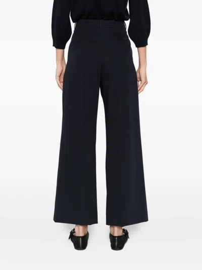 S Max Mara Pleated Trousers In Black