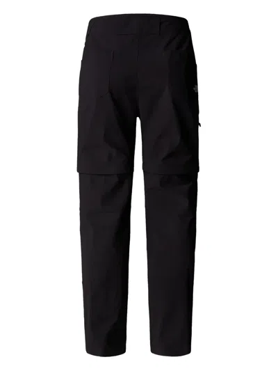 The North Face Womens Exploration Convertible Regular Straight Trousers In Black