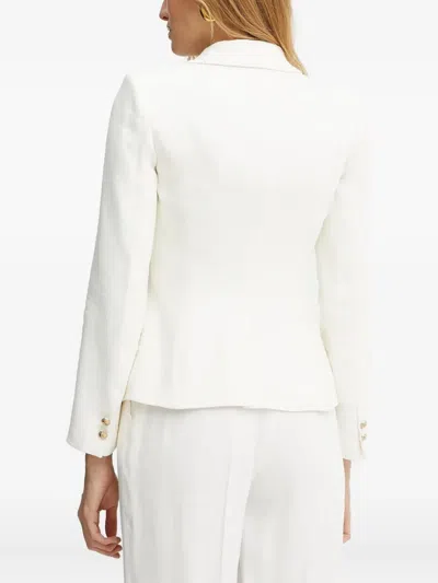 Elisabetta Franchi Double-breasted Blazer In Gray