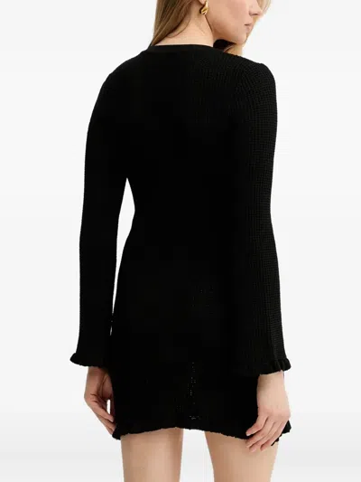 Elisabetta Franchi Button-detailed Mini Dress