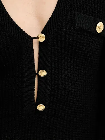 Elisabetta Franchi Button-detailed Mini Dress