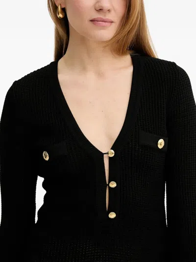Elisabetta Franchi Button-detailed Mini Dress